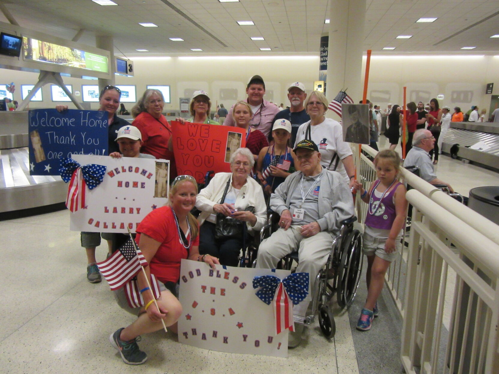 Lawrence Gallagher and Honor Flight